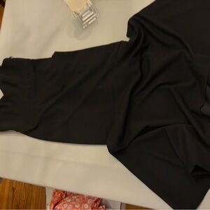 Aqua Strapless Black Dress